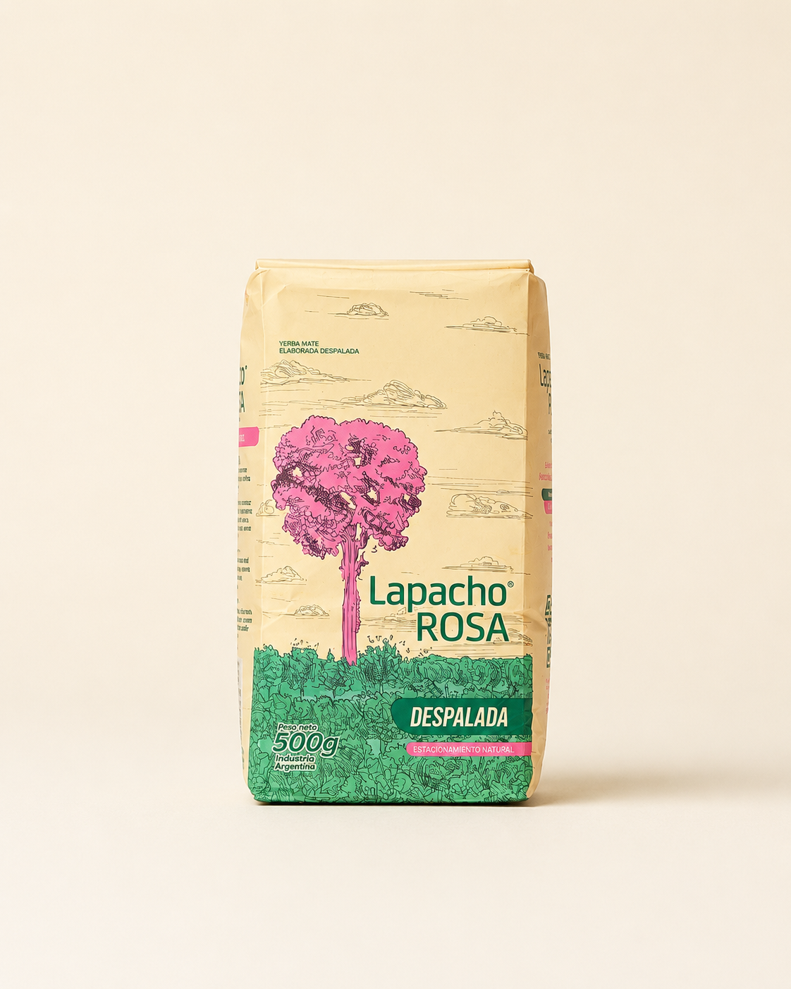 YERBA MATE LAPACHO ROSA DESPALADA 500g