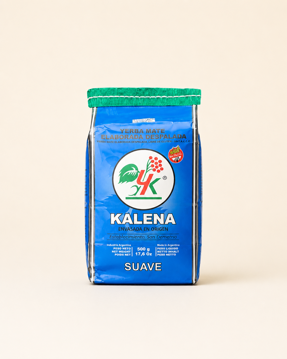 YERBA MATE KALENA DESPALADA SUAVE 500G