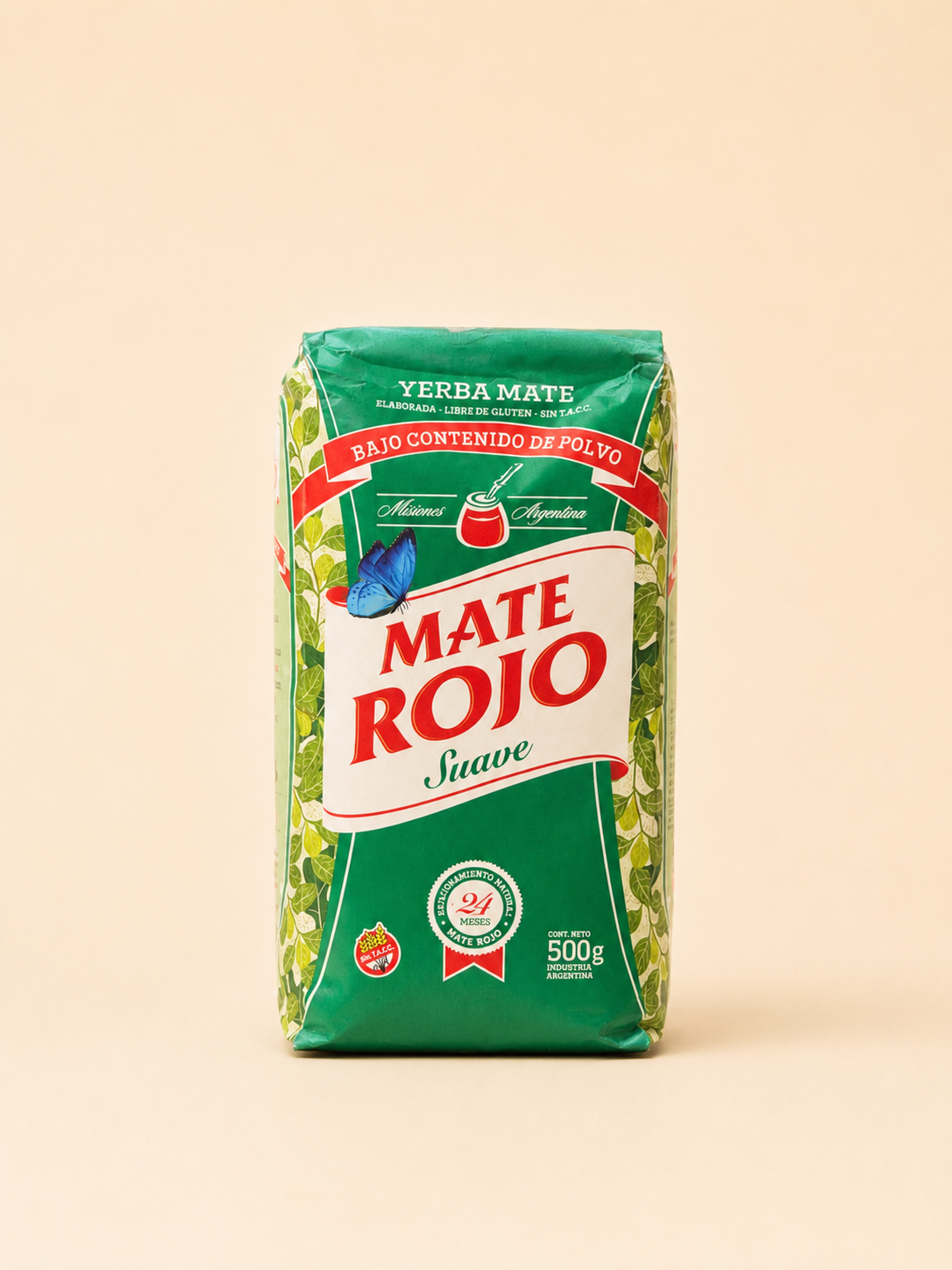 YERBA MATE MATE ROJO BIO SUAVE 500g