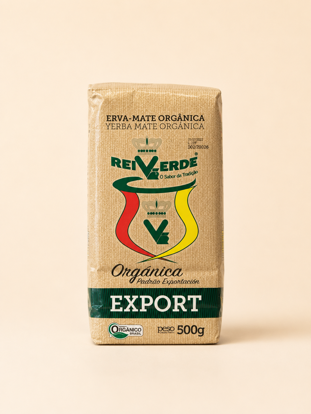 YERBA MATE REI VERDE ORGÁNICA 500g