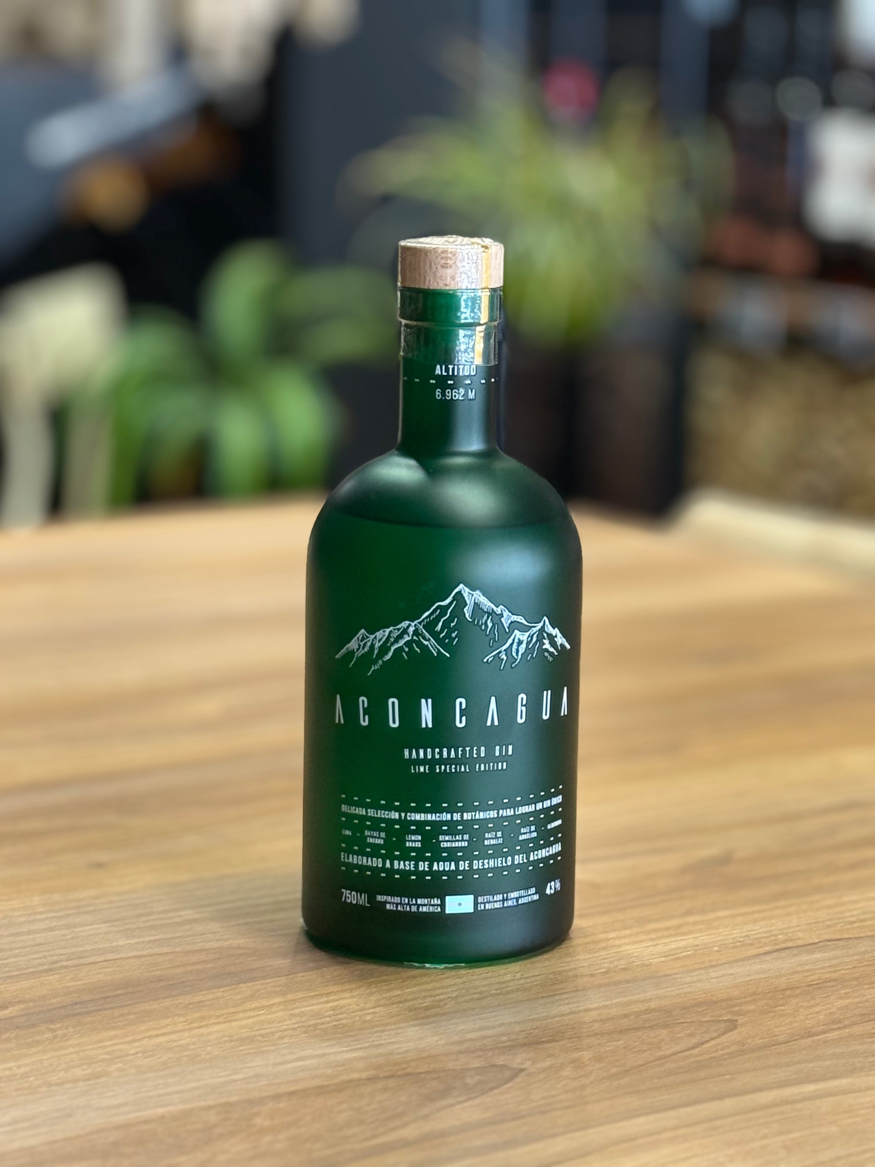 GIN ACONCAGUA HANDCREFTED GIN LIMA Y LEMONGRASS