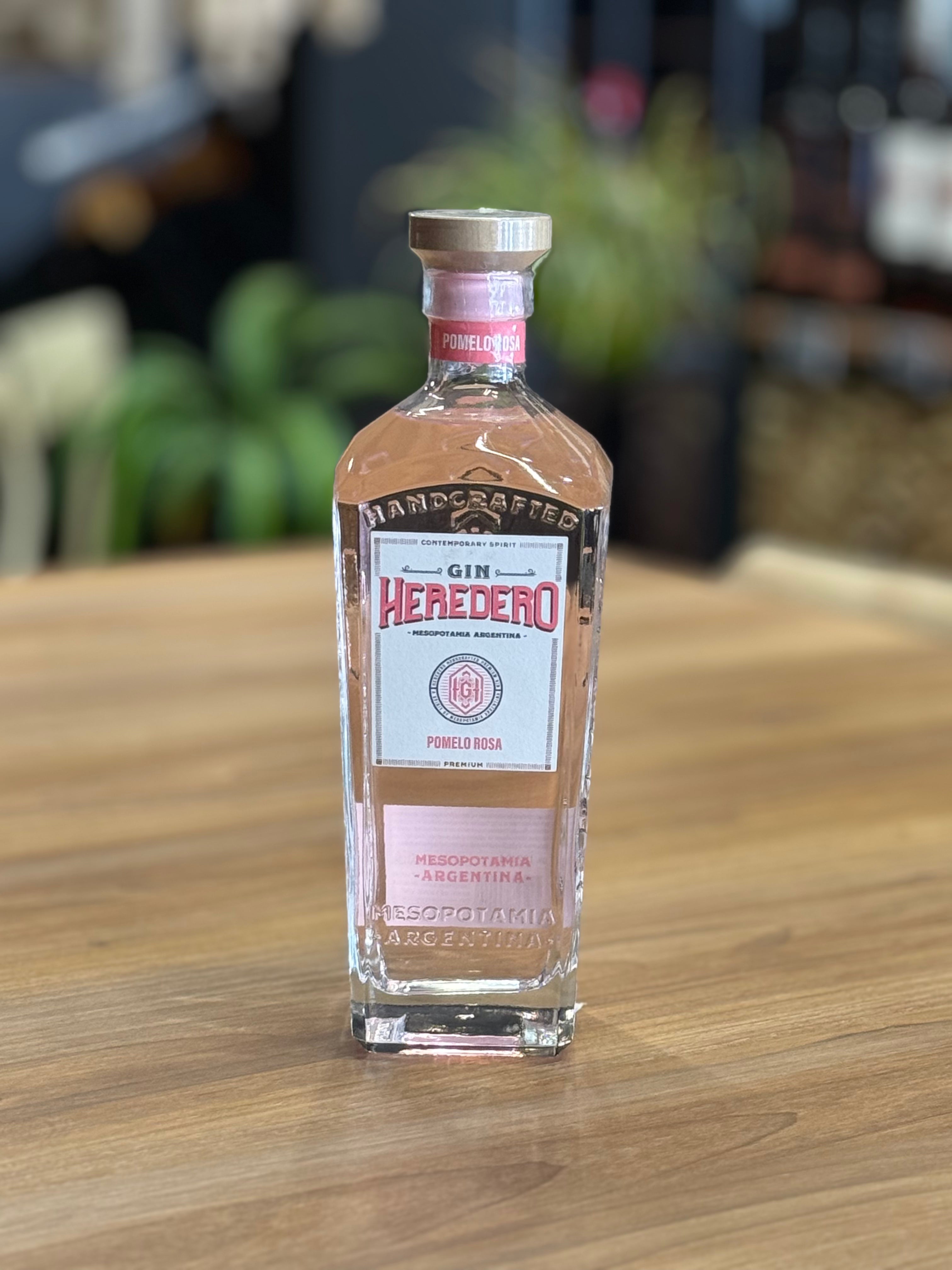GIN HEREDERO POMELO ROSADO CRAFT DRY